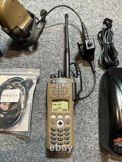 MOTOROLA XTS2500 III VHF 136-174 MHz Military HAM Kit Peltor Comtac 3 Dual Comm