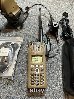 MOTOROLA XTS2500 III VHF 136-174 MHz Military HAM Kit Peltor Comtac 3 Dual Comm
