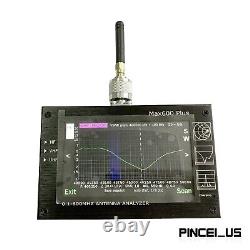 Max600 Plus HF/VHF/UHF Antenna Analyzer 0.1-600MHZ with 4.3 TFT LCD Touch Screen