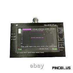 Max600 Plus HF/VHF/UHF Antenna Analyzer 0.1-600MHZ with 4.3 TFT LCD Touch Screen