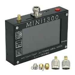 Mini 1300 0.1-1300MHz VHF/UHF ANT SWR Antenna Analyzer Meter Frequency Sweep v0
