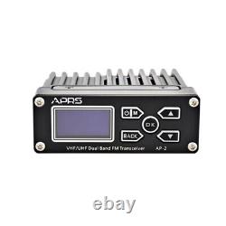 Mini Radio Transceiver VHF/UHF 136-174MHz/400-480MHz Dual Band FM APRS AP-2 #new