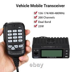Mini UV-998S Dual Band 136-174MHz VHF/UHF Vehicle Amateur Ham Radio Transceivers