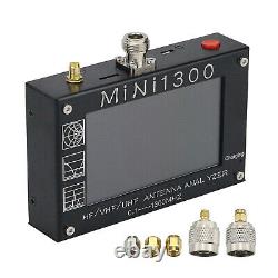 Mini1300 4.3 LCD 0.1-1300MHz HF/VHF/UHF ANT SWR Antenna Analyzer Meter Tester