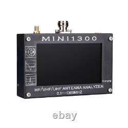 Mini1300 4.3 LCD 0.1-1300MHz HF/VHF/UHF ANT SWR Antenna Analyzer Meter Tester