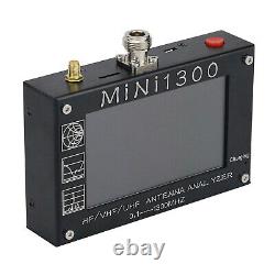 Mini1300 4.3 LCD 0.1-1300MHz HF/VHF/UHF ANT SWR Antenna Analyzer Meter Tester