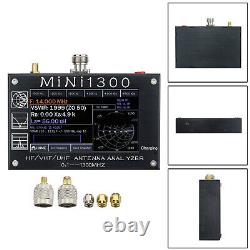 Mini1300 4.3 LCD 0.1-1300MHz HF/VHF/UHF ANT SWR Antenna Analyzer Meter Tester