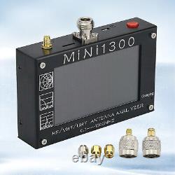 Mini1300 4.3 LCD 0.1-1300MHz HF/VHF/UHF ANT SWR Antenna Analyzer Meter Tester