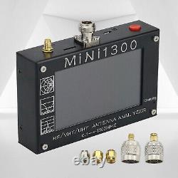 Mini1300 4.3 LCD 0.1-1300MHz HF/VHF/UHF ANT SWR Antenna Analyzer Meter Tester