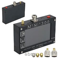 Mini1300 4.3 LCD 0.1-1300MHz HF/VHF/UHF ANT SWR Antenna Analyzer Meter Tester