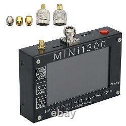 Mini1300 4.3 LCD 0.1-1300MHz HF/VHF/UHF ANT SWR Antenna Analyzer Meter Tester