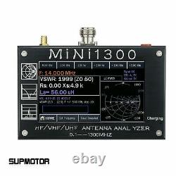 Mini1300 Antenna Analyzer Meter for 2 Way Radio 4.3 0.1-1300MHz HF/VHF/UHF SWR