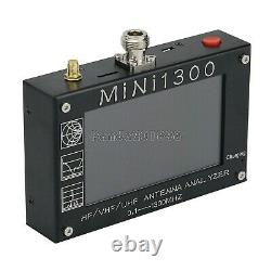 Mini1300 HF/VHF/UHF Antenna Analyzer 0.1-1300MHz 4.3 TFT LCD Screen with Shell pa