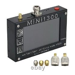 Mini1300 HF/VHF/UHF Antenna Analyzer 0.1-1300MHz 4.3 TFT LCD Touch Screen