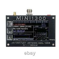 Mini1300 HF/VHF/UHF Antenna Analyzer 0.1-1300MHz 4.3 TFT LCD Touch Screen