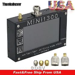 Mini1300 HF/VHF/UHF Antenna Analyzer 0.1-1300MHz 4.3 TFT LCD Touch Screen#USA