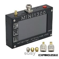 Mini1300 HF/VHF/UHF Antenna Analyzer 0.1-1300MHz with 4.3 TFT LCD Touch Screen