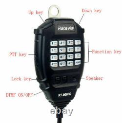 Mobile Car Radio Retevis RT-9000D VHF 220-260MHz 200CH 8 Groups Scrambler Alarm