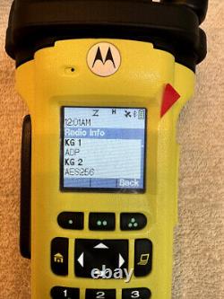 Motorola APX8000XE 4 BAND UHF1 UHF2 VHF 7/800 FIRE YELLOW + MIC