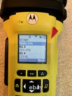 Motorola APX8000XE 4 BAND UHF1 UHF2 VHF 7/800 FIRE YELLOW + MIC