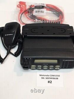 Motorola CDM1550 VHF Radio AAM25KKF9AA5AN, 45 Watt, 128 Chan, 136 174 MHz, #2