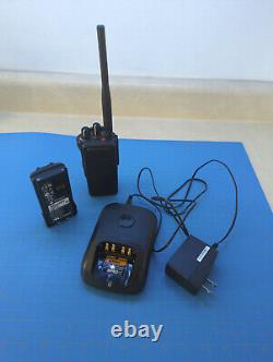 Motorola XPR7350E VHF-Enabled Portable Two Way Radio, Spare Battery, Charger