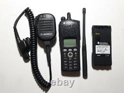 Motorola XTS2500 VHF P25 Digital RADIO withFPP 136-174MHz ADP AES-256 Updated F/W