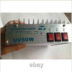 NEW 50W Dualband power VHF(136-174)&UHF 400-470MHz Linear Amplifier only use FM