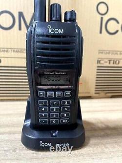 NEW IC-T10 5W 5KM Walkie Talkie Dual Band Transceiver Waterproof VHF UHF Radio @