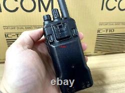 NEW IC-T10 5W 5KM Walkie Talkie Dual Band Transceiver Waterproof VHF UHF Radio @