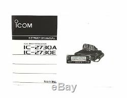 NEW ICOM IC-2730A 137-174/400-470Mhz Dual Band Mobile Radio Transceiver IC-2730E