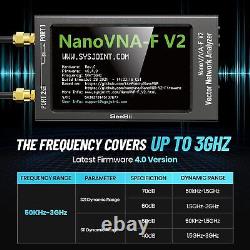 NanoVNA-F V2 Vector Network Analyzer 50kHz-3000MHz VHF UHF VNA Antenna Analyzer