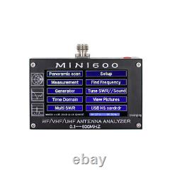 New Mini600 Mini1300 HF/VHF/UHF ANT SWR Antenna Analyzer 0.1600/1300MHz