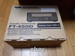 Only check for power-on Yaesu FT-450D HF/50MHz Transceiver From Japan Used