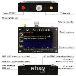 Original Mini1300 0.1-1300MHz HF VHF UHF Antenna Analyzer 4.3 LCD Touch Screen