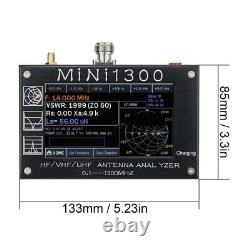 Original Mini1300 0.1-1300MHz HF VHF UHF Antenna Analyzer 4.3 LCD Touch Screen