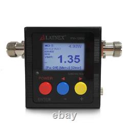 PM-120W Digital VHF UHF 125-525Mhz Power SWR Meter and Frequency Counter HF RF