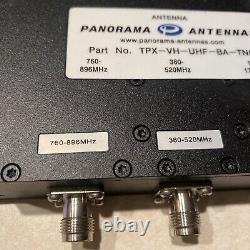 Panorama Antennas Duplexer Triplexer UHF VHF 700/800 MHZ Motorola Repeater