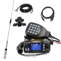 QYT KT-7900D 25W Quad Band 144/220/350/440MHZ Car Radio + USB Cable and Antenna