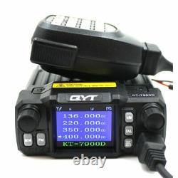 QYT KT-7900D 25W Quad Band 144/220/350 / 440MHz KT7900D UV Transceiver + Antenna