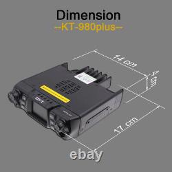 QYT KT-980Plus Dual Band Mobile Radio 75W 136-174MHz & 400-480MHz FM Transceiver