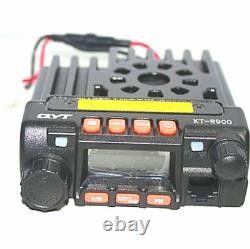 QYT KT8900 Mini Moblie Radio FM 136-174/400-480MHz 25W 200CH Ham Car Transceiver