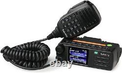 Radioddity DB25-D Dual Band DMR Mobile Radio 20W VHF UHF Digital Transceiver GPS