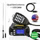 Radioddity Qb25 Pro Quad Band 25w Car Mobile Radio Transceiver + Long Antenna