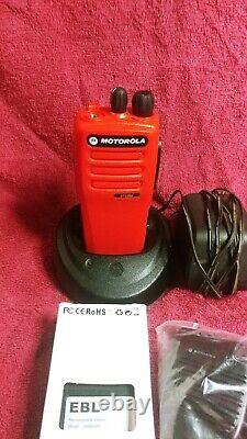 Red or blue Motorola CP200D UHF Full Analog and Digital Two-Way Radio 403-470mhz