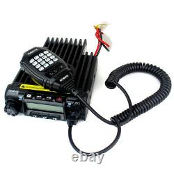Retevis 60W VHF66-88MHZ Mobile Car Ham Radio 50CTCSS/1024DCS +Hands-free PTT MIC
