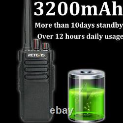 Retevis RT29 VHF136-174MHz Two Way Radio 10W 3200mAh Walkie Talkies (2X)