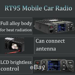 Retevis RT95 Mobile Car Radio Dual Band VHF144-148MHz UHF430440MHz 25W 200CH