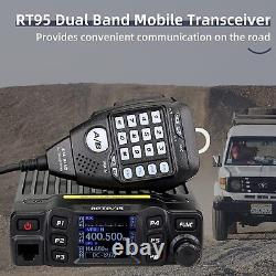 Retevis RT95 Walkie Talkie Mobile Car Ham Radio DualBand UHF430-440/VHF144-148