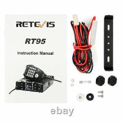 Retevis RT95 Walkie Talkie Mobile Car Ham Radio DualBand UHF430-440/VHF144-148